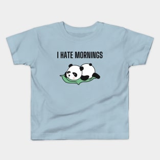 I Hate Mornings Kids T-Shirt